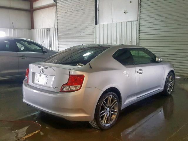 JTKJF5C79C3039819 - 2012 TOYOTA SCION TC SILVER photo 4