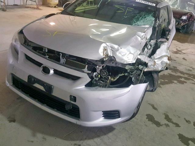 JTKJF5C79C3039819 - 2012 TOYOTA SCION TC SILVER photo 9