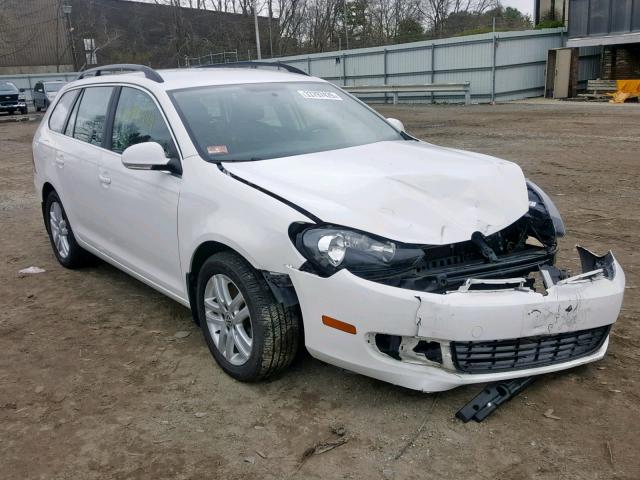 3VWPL7AJ7DM693946 - 2013 VOLKSWAGEN JETTA TDI WHITE photo 1