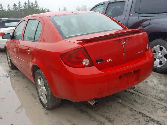 1G2AL55F367681605 - 2006 PONTIAC PURSUIT SE RED photo 3