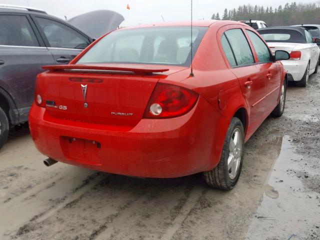 1G2AL55F367681605 - 2006 PONTIAC PURSUIT SE RED photo 4