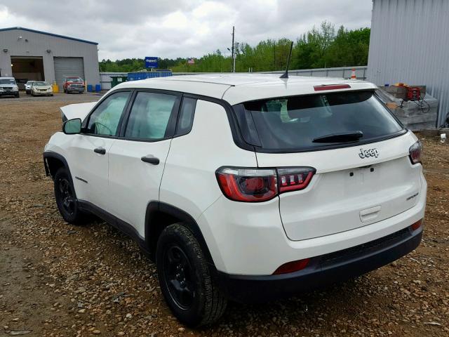 3C4NJCAB3JT487509 - 2018 JEEP COMPASS SP 白色 照片 3