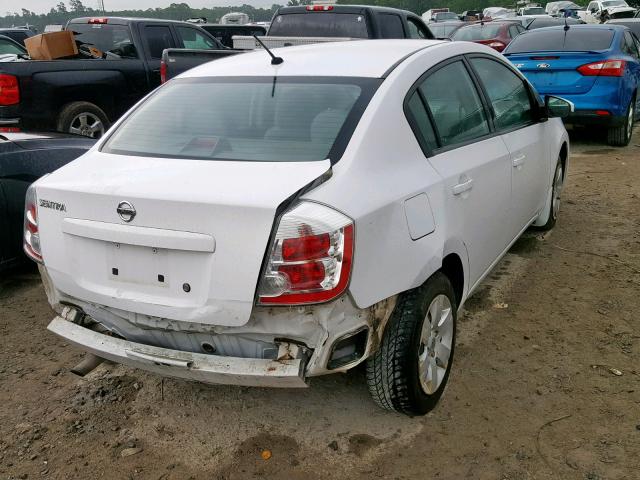 3N1AB61E69L671235 - 2009 NISSAN SENTRA 2.0 WHITE photo 4