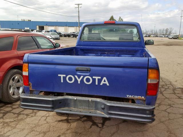 4TAUN61C1SZ050656 - 1995 TOYOTA TACOMA PURPLE photo 6