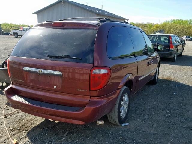 2A4GP54L77R182768 - 2007 CHRYSLER TOWN & COU MAROON photo 4