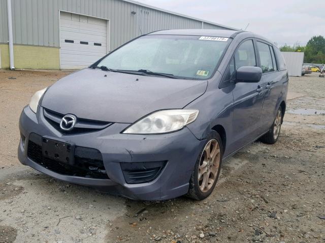 JM1CR2WL4A0360812 - 2010 MAZDA 5 GRAY photo 2