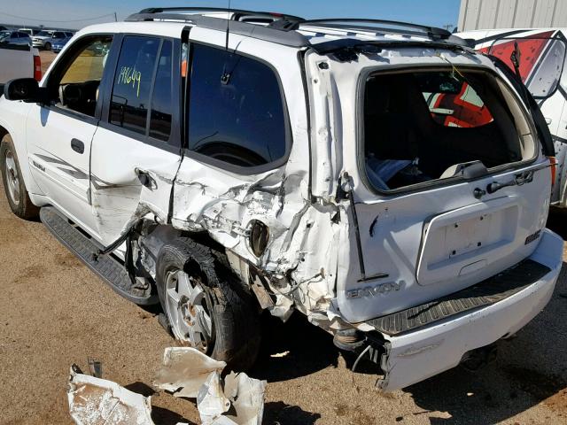 1GKDT13S322269892 - 2002 GMC ENVOY WHITE photo 9