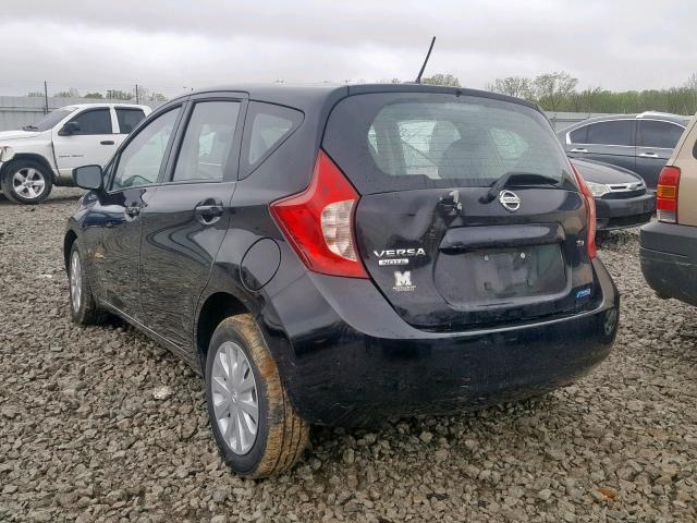 3N1CE2CP5GL360223 - 2016 NISSAN VERSA NOTE BLACK photo 3