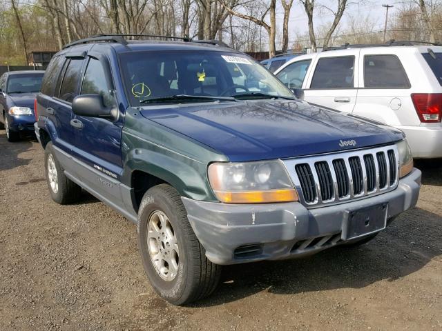 1J4GW48SX2C137274 - 2002 JEEP GRAND CHER BLUE photo 1