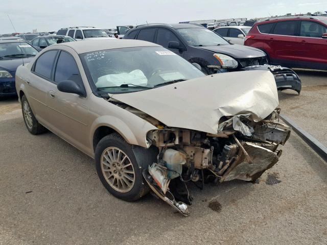 1C3EL46X04N302457 - 2004 CHRYSLER SEBRING LX BEIGE photo 1