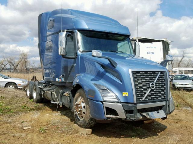 4V4NC9EH8KN905290 - 2019 VOLVO VN VNL BLUE photo 1