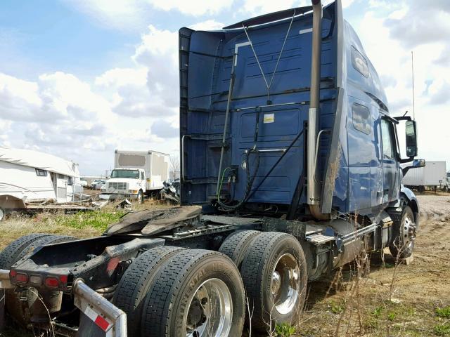 4V4NC9EH8KN905290 - 2019 VOLVO VN VNL BLUE photo 4