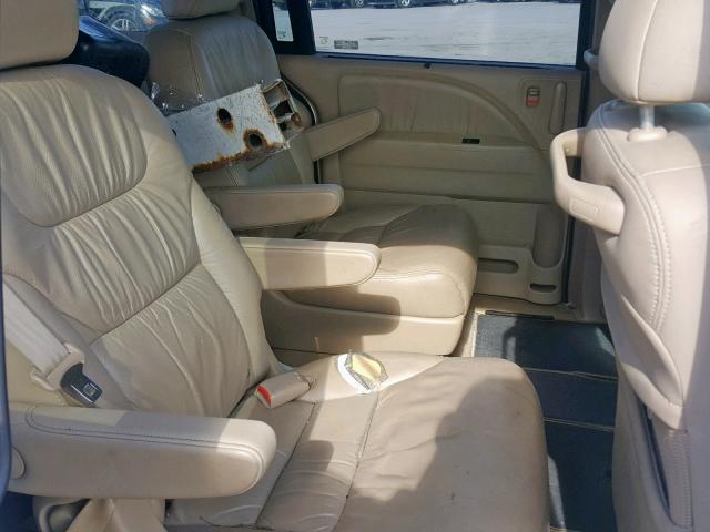 5FNRL38727B443179 - 2007 HONDA ODYSSEY EX WHITE photo 6