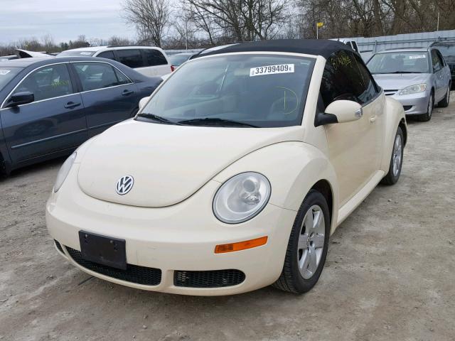 3VWPF31Y47M422960 - 2007 VOLKSWAGEN NEW BEETLE 黄色 照片 2