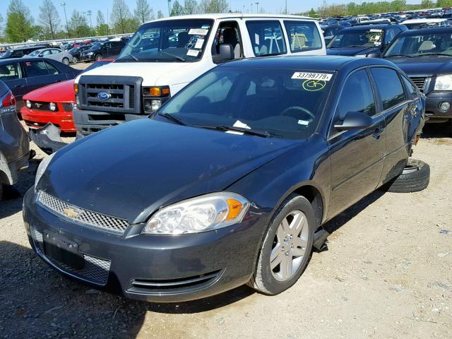 2G1WB5E37E1102808 - 2014 CHEVROLET IMPALA LIM GRAY photo 2