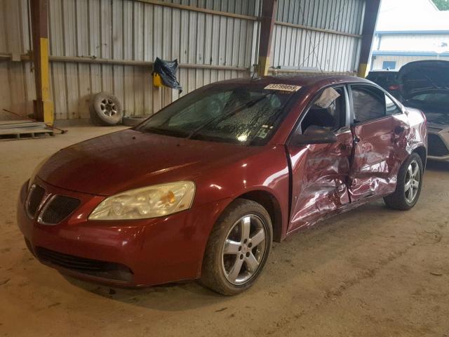 1G2ZH57N384127283 - 2008 PONTIAC G6 GT RED photo 2