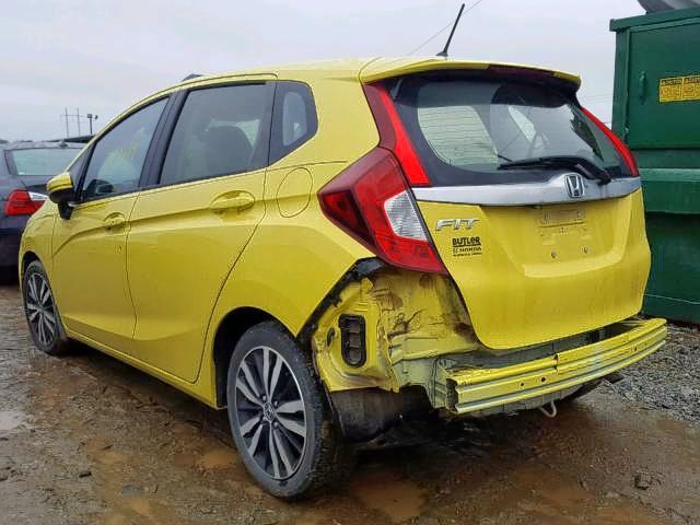 JHMGK5H74GX028990 - 2016 HONDA FIT EX YELLOW photo 3