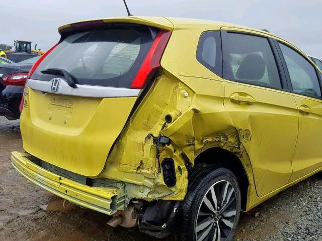 JHMGK5H74GX028990 - 2016 HONDA FIT EX YELLOW photo 9