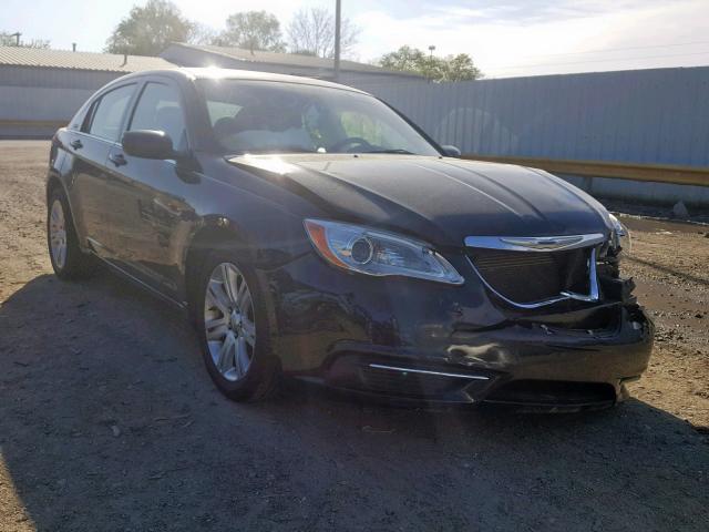 1C3CCBBB8CN107534 - 2012 CHRYSLER 200 TOURIN BLACK photo 1