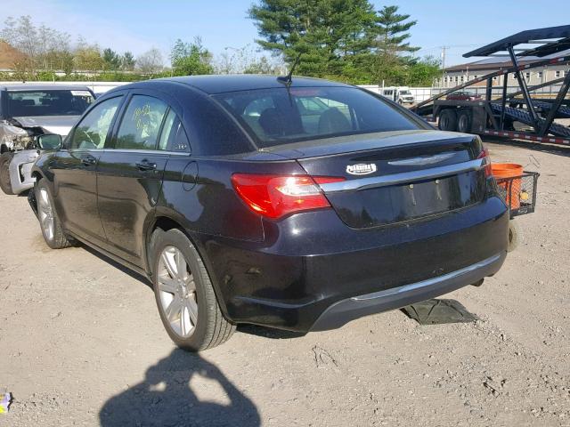 1C3CCBBB8CN107534 - 2012 CHRYSLER 200 TOURIN BLACK photo 3