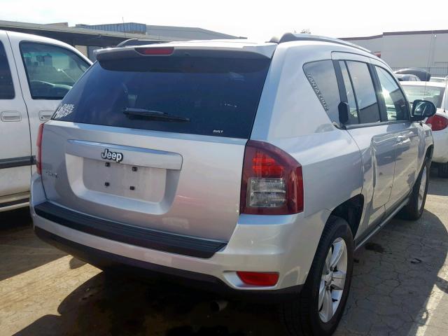 1C4NJDBB0ED572727 - 2014 JEEP COMPASS SP SILVER photo 4