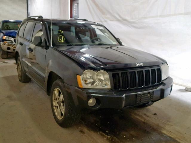 1J4GR48K75C556212 - 2005 JEEP GRAND CHER BLACK photo 1