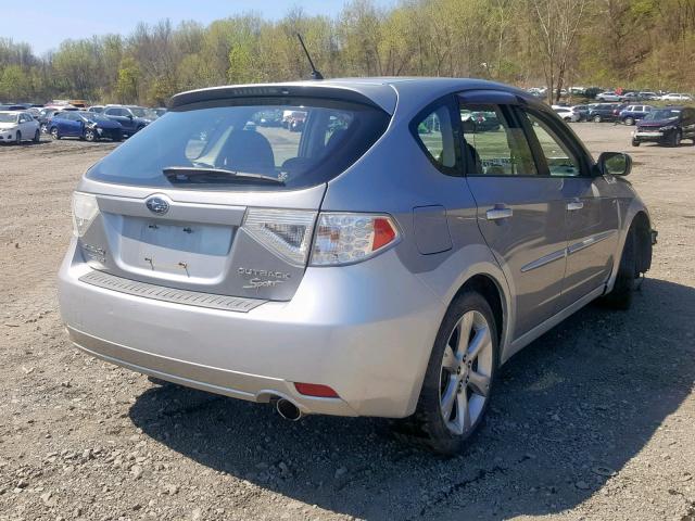 JF1GH6D63BH830085 - 2011 SUBARU IMPREZA OU SILVER photo 4