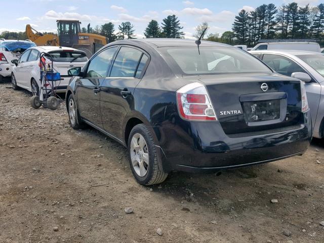 3N1AB61E38L693014 - 2008 NISSAN SENTRA 2.0 BLACK photo 3