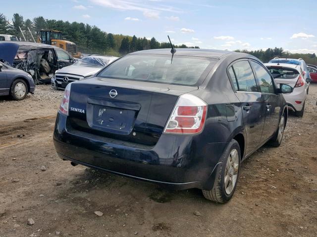 3N1AB61E38L693014 - 2008 NISSAN SENTRA 2.0 BLACK photo 4