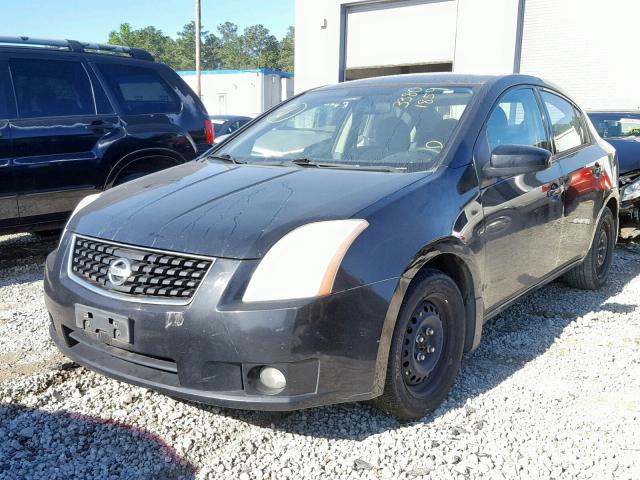 3N1AB61E38L695734 - 2008 NISSAN SENTRA 2.0 BLACK photo 2