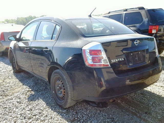 3N1AB61E38L695734 - 2008 NISSAN SENTRA 2.0 BLACK photo 3