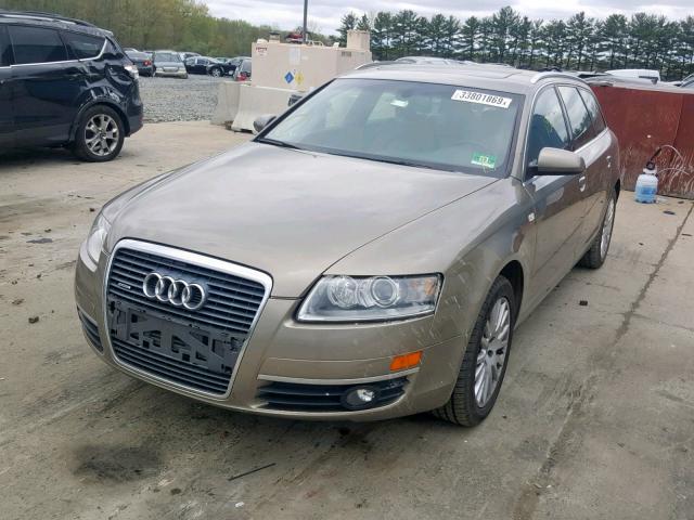 WAUKH74F07N077406 - 2007 AUDI A6 AVANT Q TAN photo 2