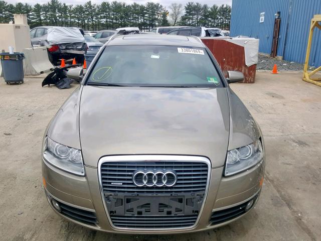 WAUKH74F07N077406 - 2007 AUDI A6 AVANT Q TAN photo 9