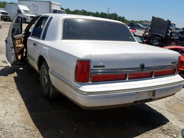 1LNLM81WXVY711633 - 1997 LINCOLN TOWN CAR E WHITE photo 3