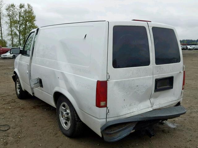 1GCDM19X44B105548 - 2004 CHEVROLET ASTRO WHITE photo 3