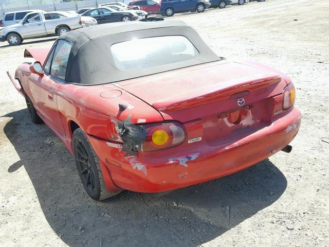 JM1NB3539X0117946 - 1999 MAZDA MX-5 MIATA RED photo 3