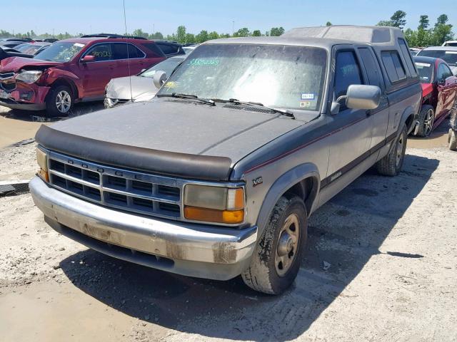 1B7GL23X9RS708999 - 1994 DODGE DAKOTA GRAY photo 2