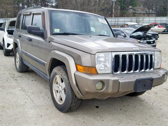 1J8HG48K06C157717 - 2006 JEEP COMMANDER GOLD photo 1