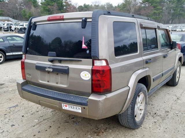 1J8HG48K06C157717 - 2006 JEEP COMMANDER GOLD photo 4