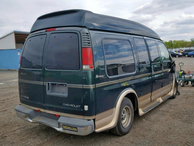 1GBFG15M011223243 - 2001 CHEVROLET EXPRESS G1 GREEN photo 4