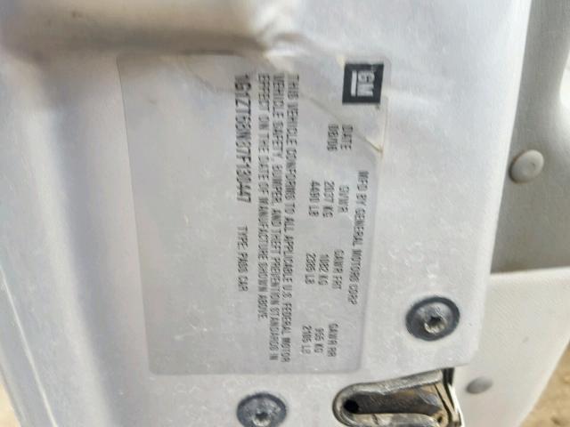 1G1ZT68N87F130447 - 2007 CHEVROLET MALIBU MAX 银色 照片 10