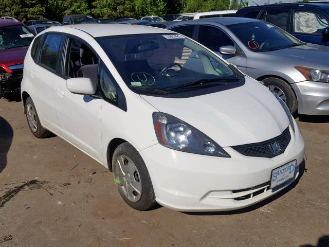 JHMGE8H38DC078106 - 2013 HONDA FIT WHITE photo 1