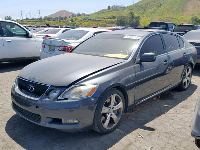 JTHBN96S565013943 - 2006 LEXUS GS 430 CHARCOAL photo 2