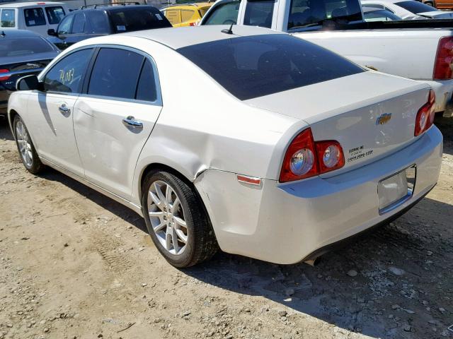 1G1ZE5E14BF379407 - 2011 CHEVROLET MALIBU LTZ WHITE photo 3