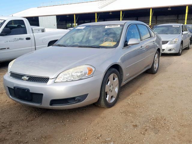 2G1WD58C979351394 - 2007 CHEVROLET IMPALA SUP ვერცხლისფერი ფოტო 2