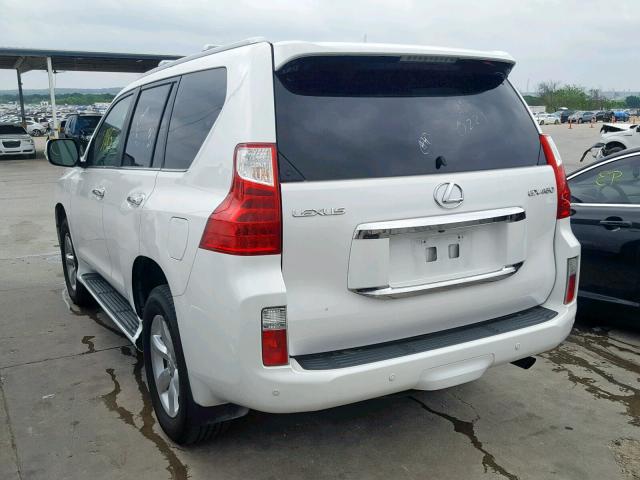 JTJBM7FX3A5009240 - 2010 LEXUS GX WHITE photo 3