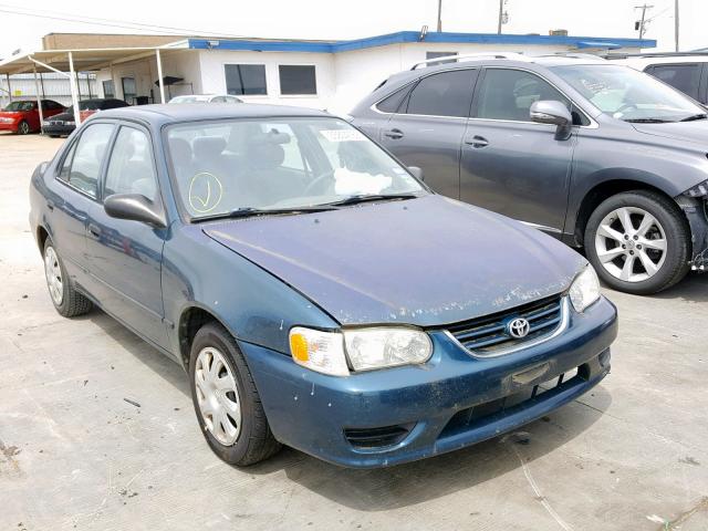 1NXBR12E82Z567139 - 2002 TOYOTA COROLLA CE BLUE photo 1