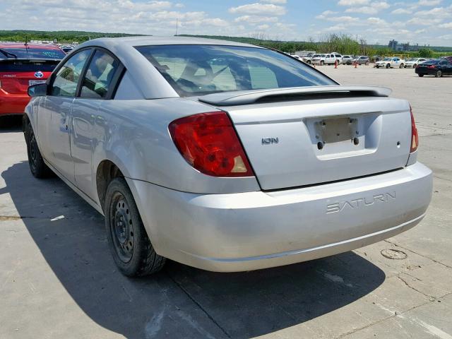 1G8AN12F43Z177402 - 2003 SATURN ION LEVEL SILVER photo 3