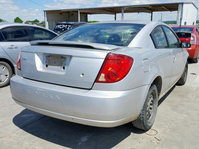 1G8AN12F43Z177402 - 2003 SATURN ION LEVEL SILVER photo 4
