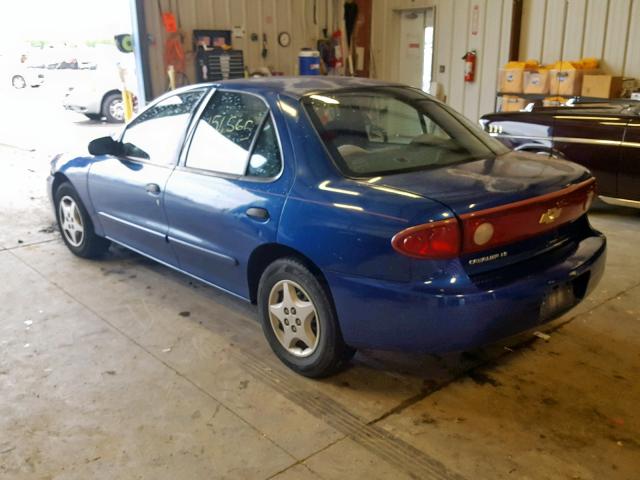 1G1JF52FX47286981 - 2004 CHEVROLET CAVALIER L BLUE photo 3